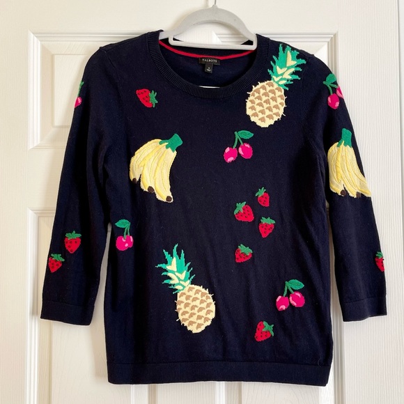Talbots embroidered sweater size S - Picture 2 of 8